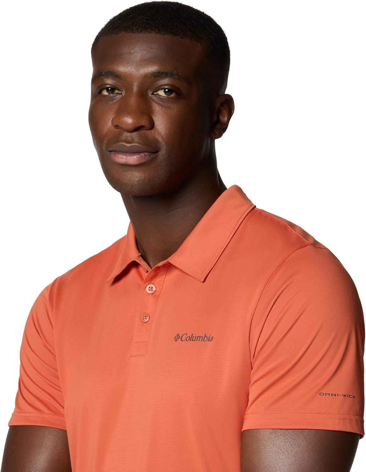 imageColumbia Mens Columbia Hike PoloHiking ShirtTuscan Heather