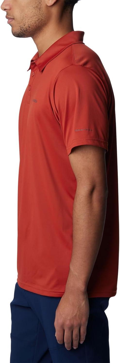 imageColumbia Mens Columbia Hike PoloHiking ShirtWarp Red