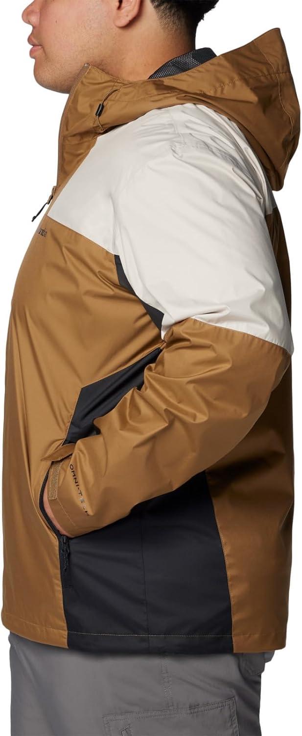 imageColumbia Mens Inner Limits III Waterproof Rain JacketDeltaDark StoneBlack