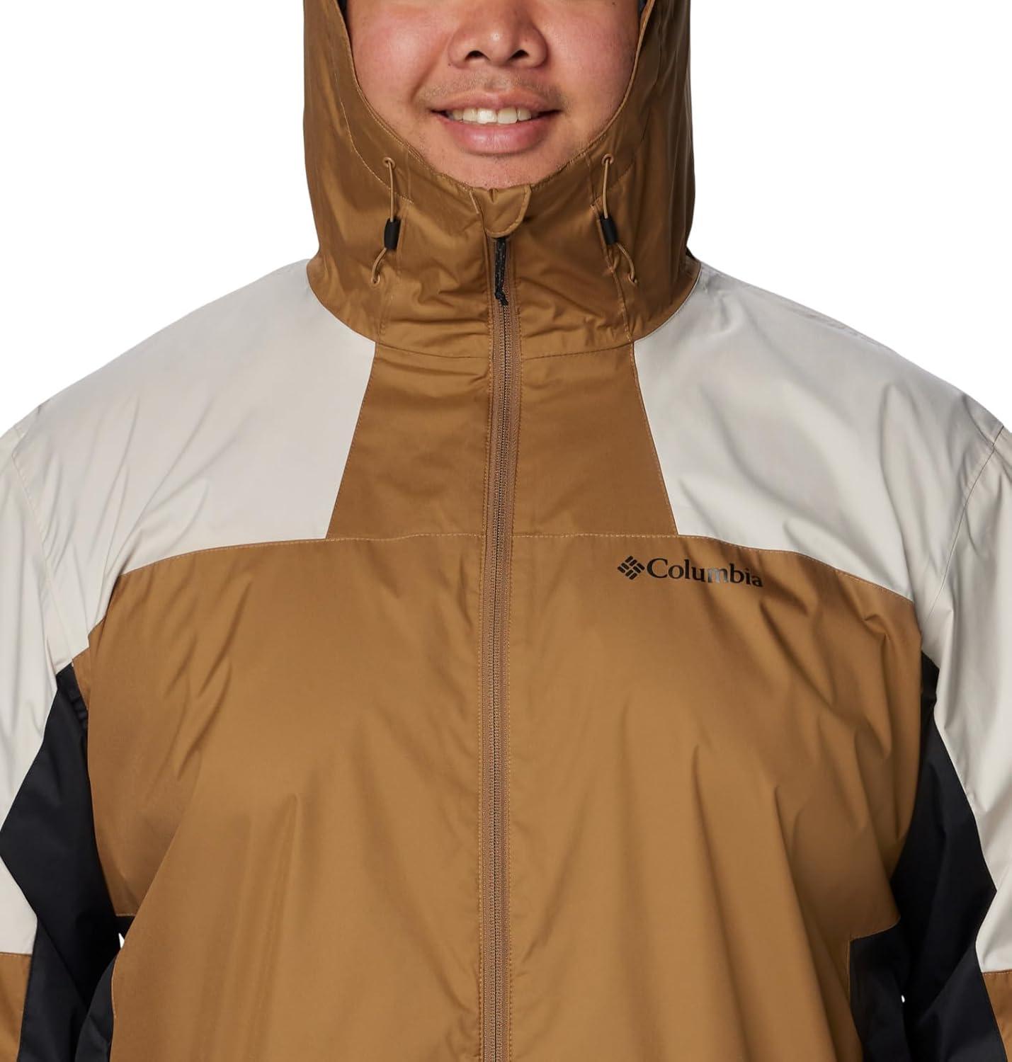 imageColumbia Mens Inner Limits III Waterproof Rain JacketDeltaDark StoneBlack