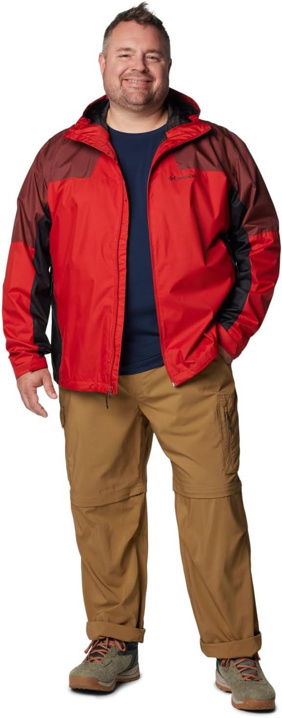 imageColumbia Mens Inner Limits III Waterproof Rain JacketSail RedSpiceBlack