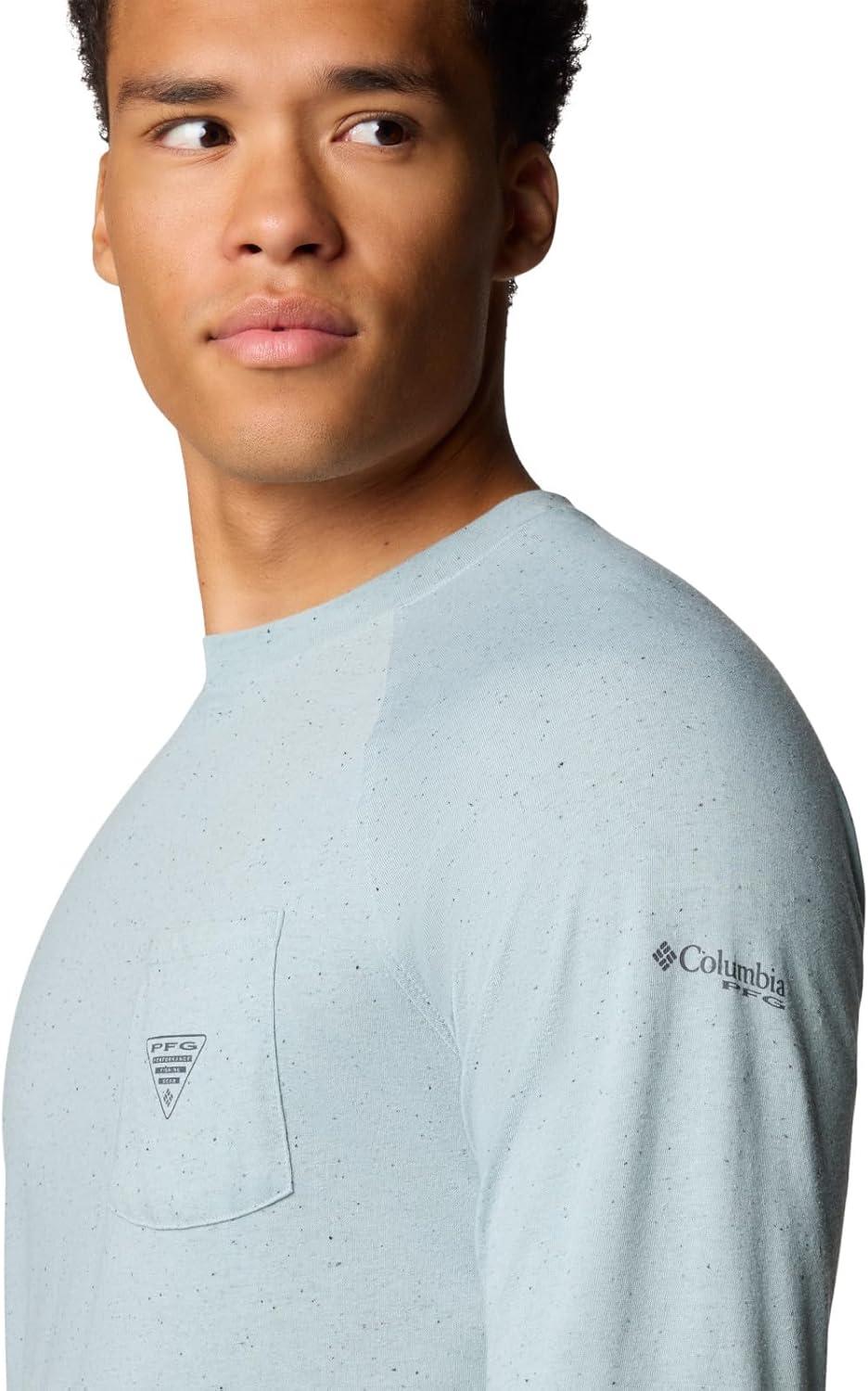 imageColumbia Mens PFG Uncharted Neps Long SleeveCrushed Blue