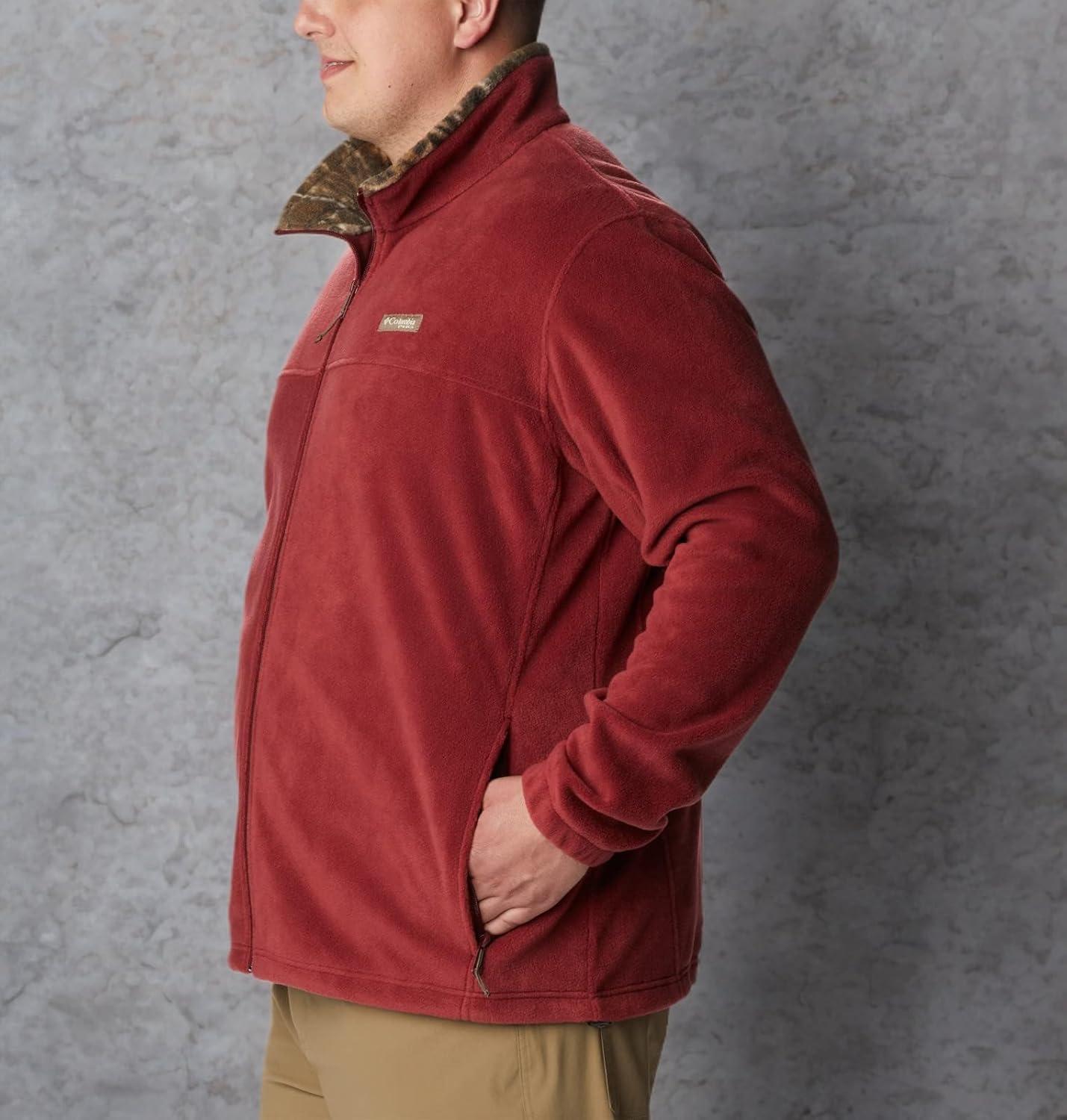 imageColumbia Mens PHG Fleece JacketRed JasperRealtree Edge
