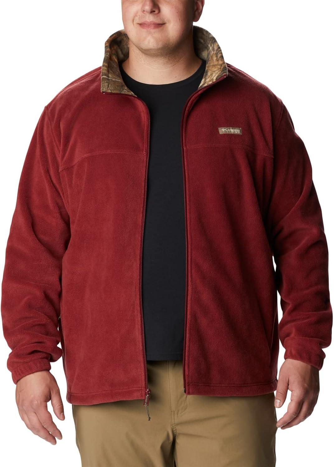 imageColumbia Mens PHG Fleece JacketRed JasperRealtree Edge
