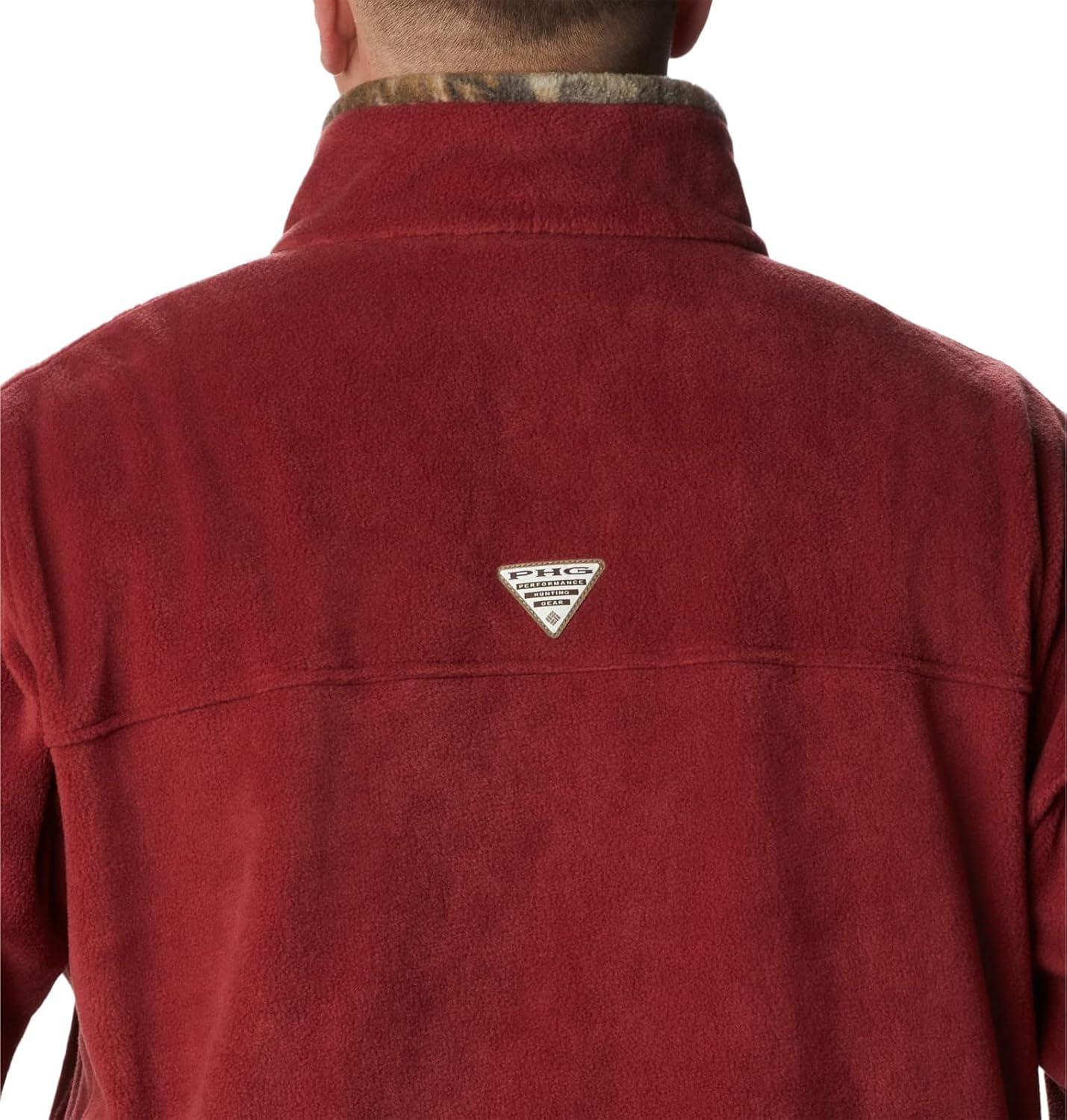 imageColumbia Mens PHG Fleece JacketRed JasperRealtree Edge