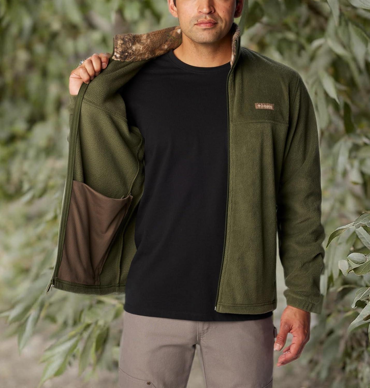 imageColumbia Mens PHG Fleece JacketSurplus Green Rt Edge