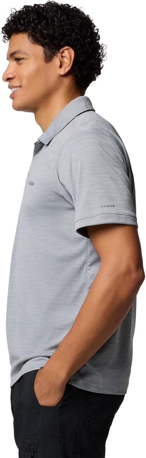 imageColumbia Mens Sage Peak Knit PoloColumbia Grey Heather