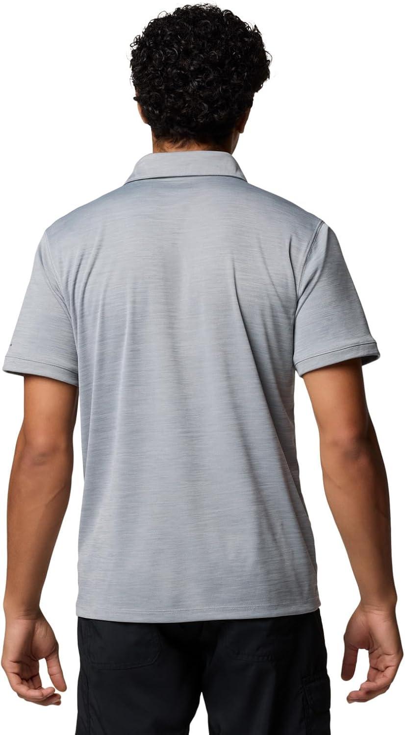 imageColumbia Mens Sage Peak Knit PoloColumbia Grey Heather