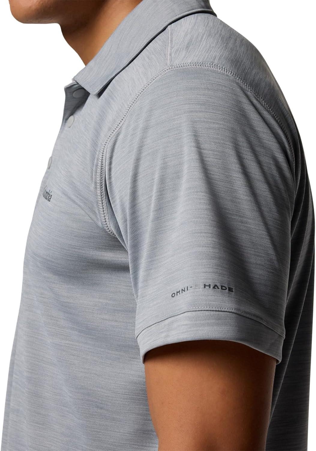 imageColumbia Mens Sage Peak Knit PoloColumbia Grey Heather