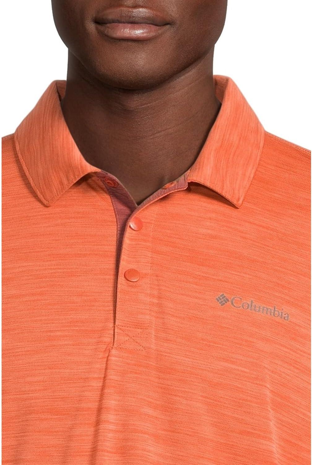 imageColumbia Mens Sage Peak Knit PoloTuscan Heather