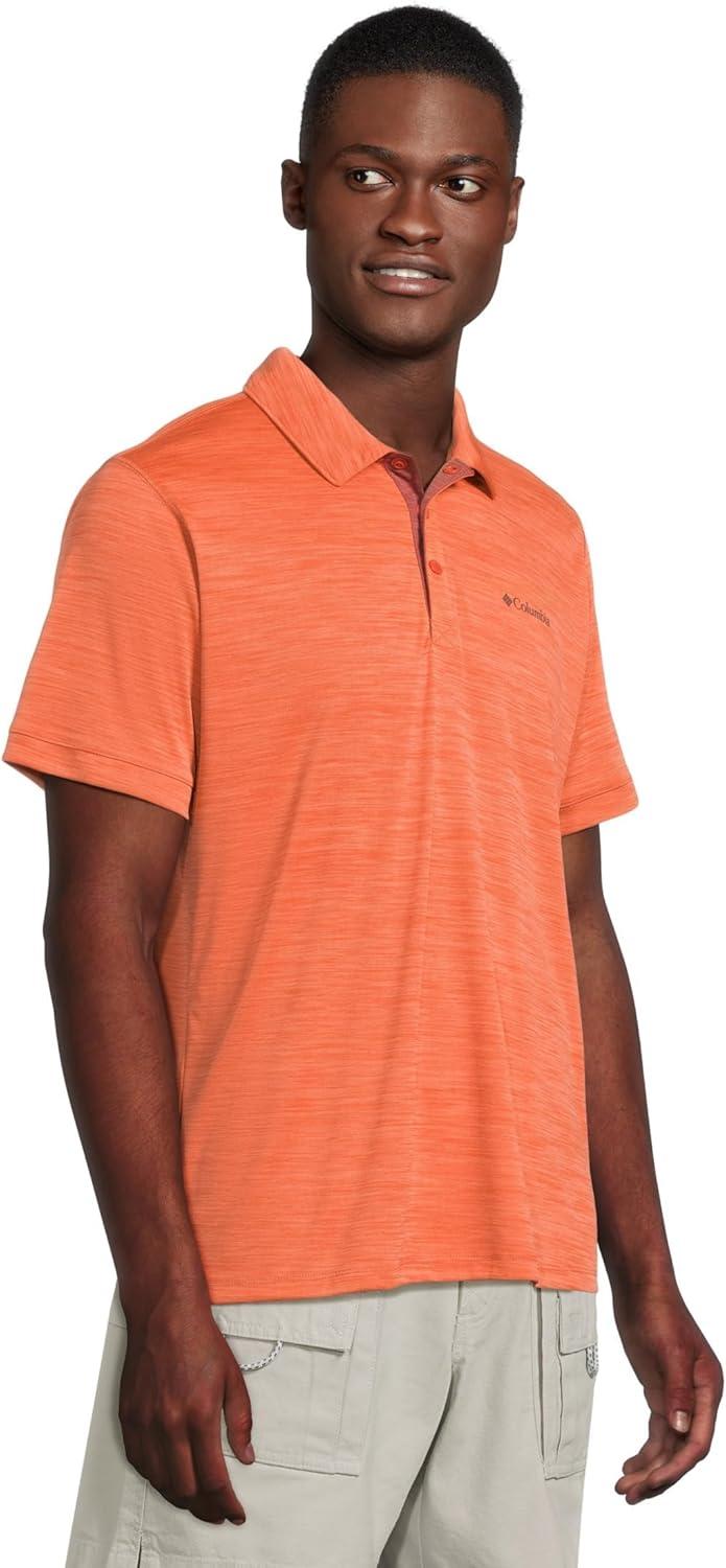 imageColumbia Mens Sage Peak Knit PoloTuscan Heather