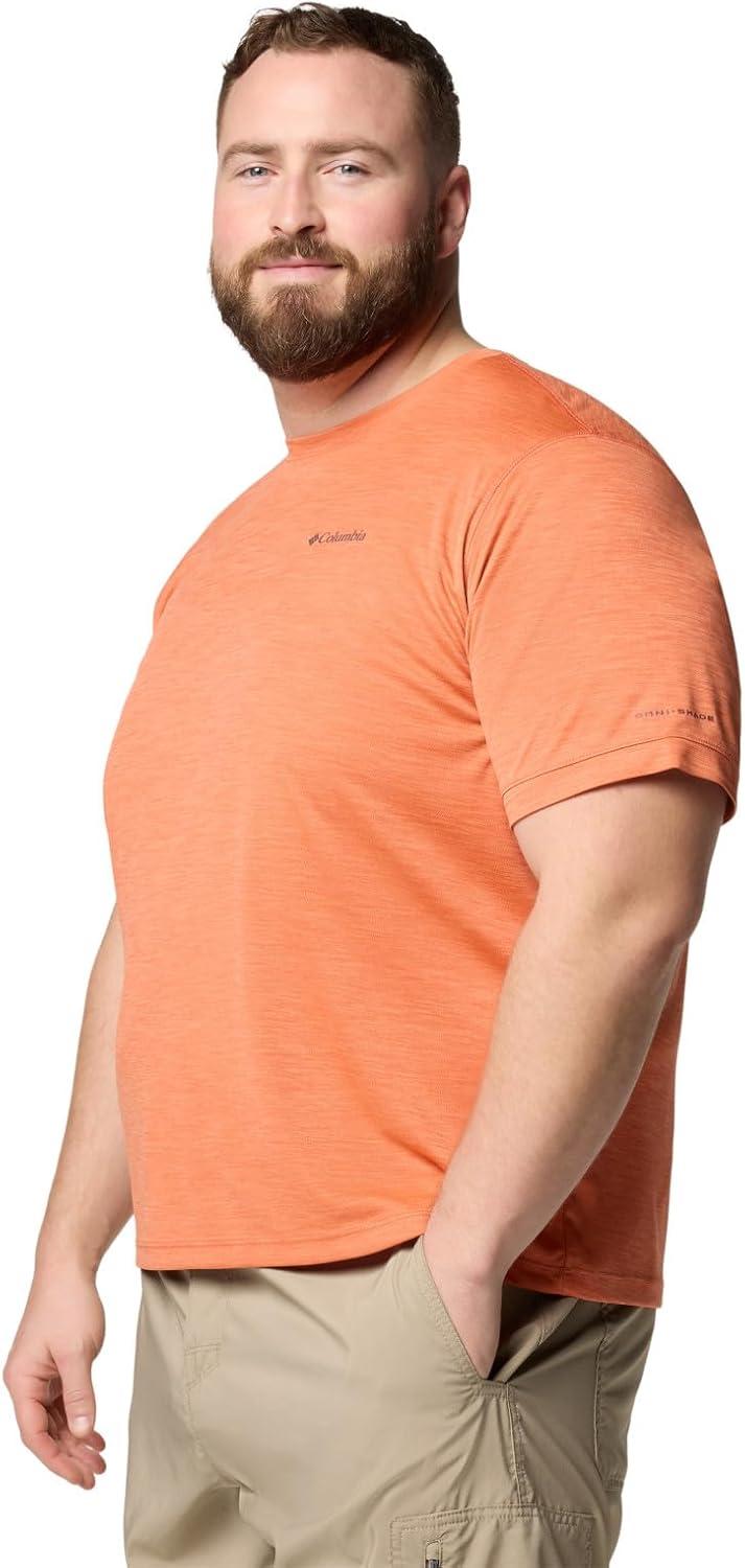 imageColumbia Mens Sage Peak Knit Short Sleeve CrewTuscan Heather