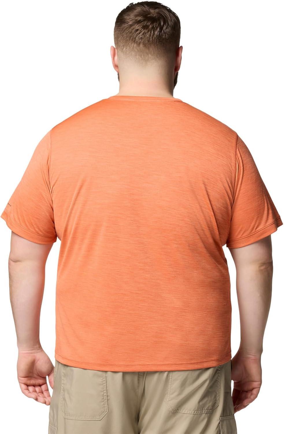 imageColumbia Mens Sage Peak Knit Short Sleeve CrewTuscan Heather