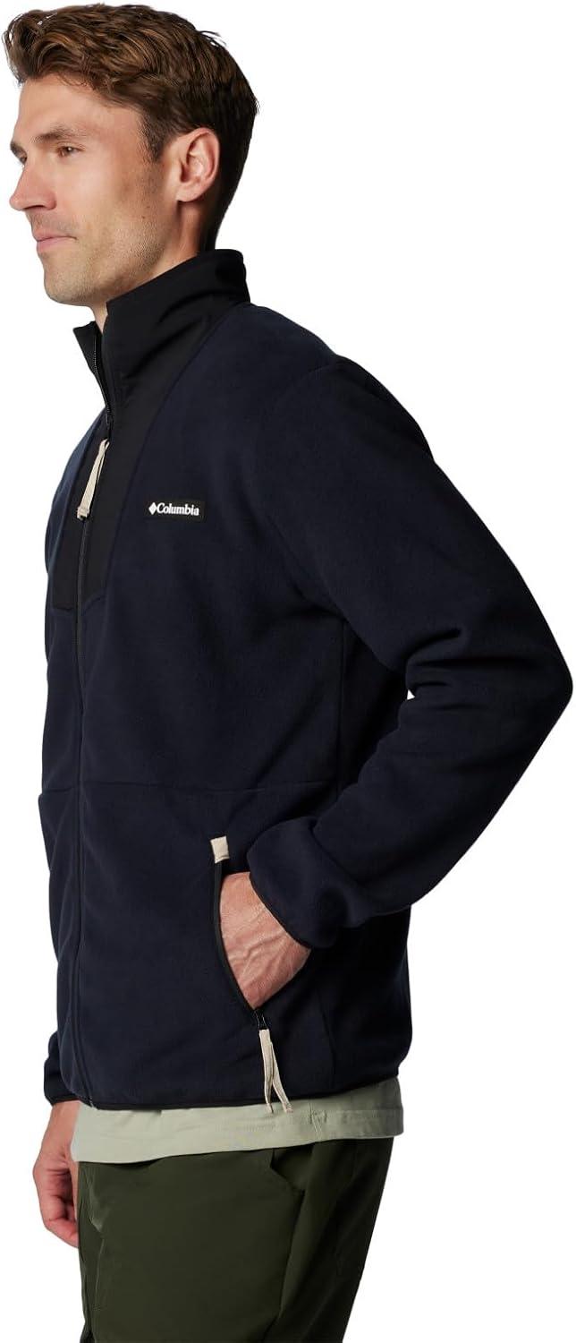 imageColumbia Mens Sequoia Grove Full Zip FleeceBlackBlackAncient Fossil Pulls