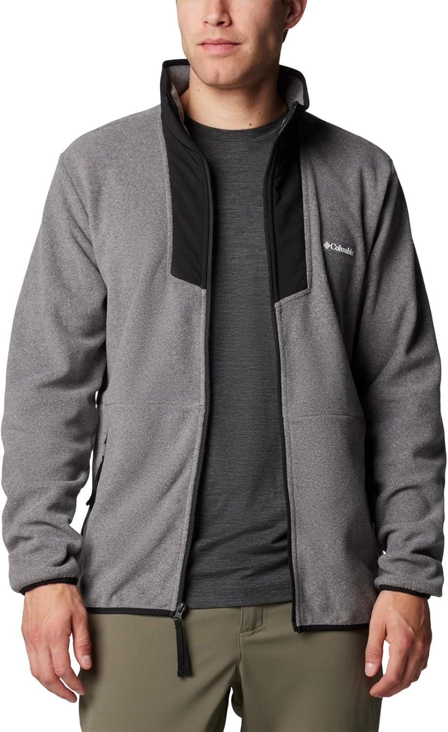 imageColumbia Mens Sequoia Grove Full Zip FleeceCity Grey HeatherBlack