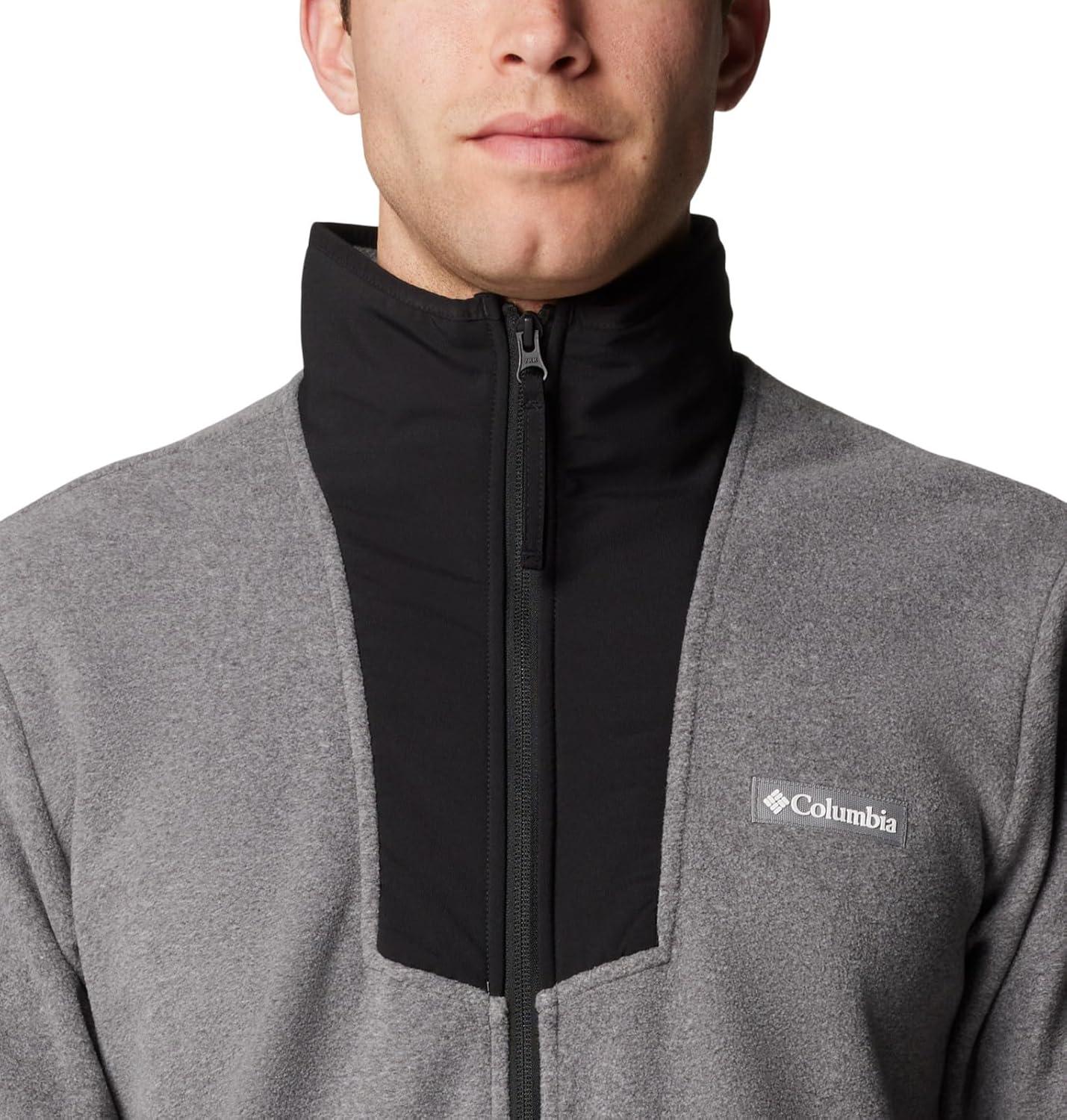 imageColumbia Mens Sequoia Grove Full Zip FleeceCity Grey HeatherBlack
