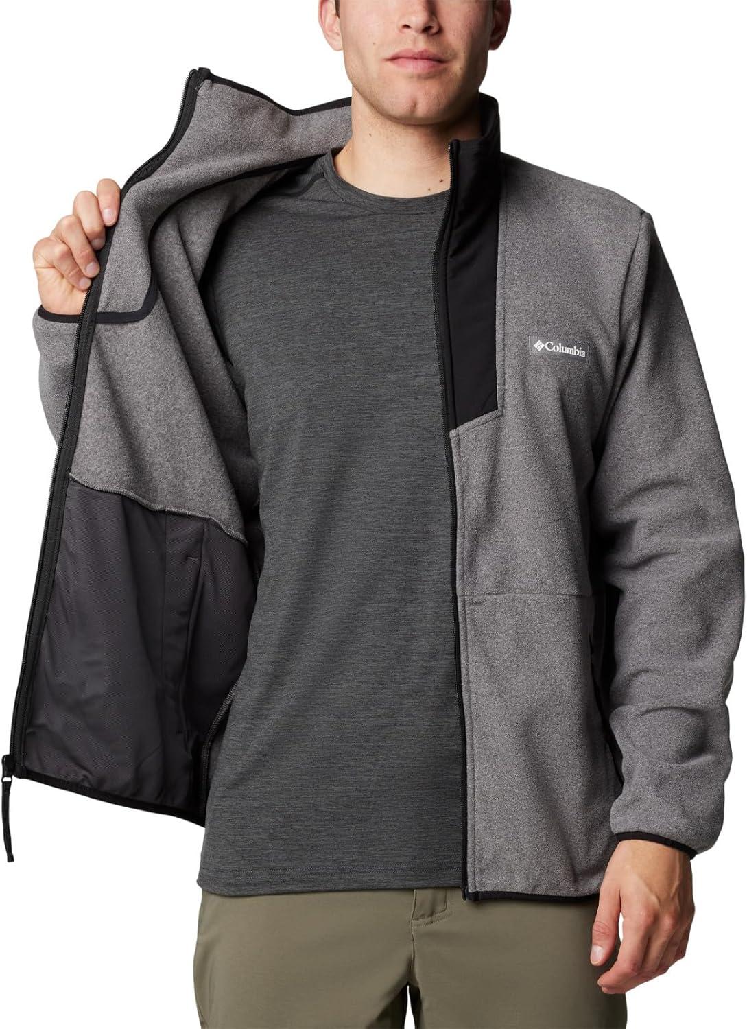 imageColumbia Mens Sequoia Grove Full Zip FleeceCity Grey HeatherBlack
