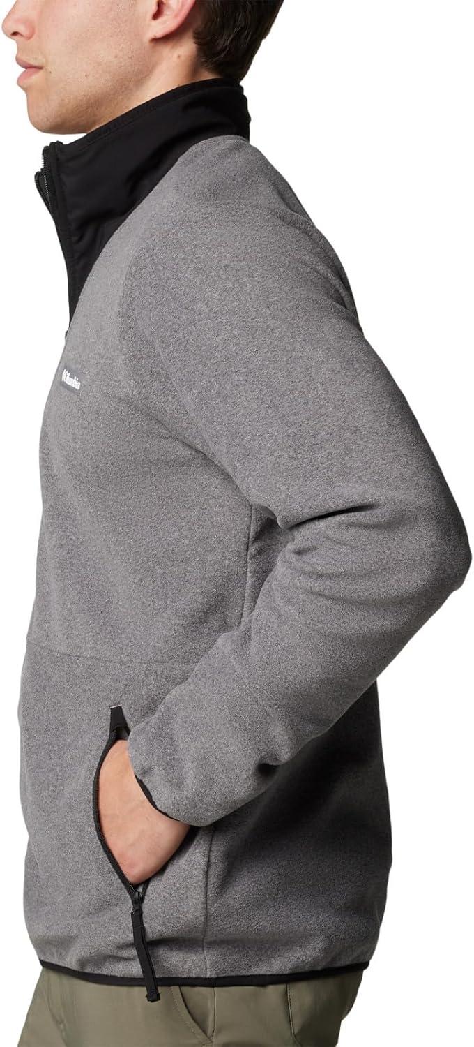 imageColumbia Mens Sequoia Grove Full Zip FleeceCity Grey HeatherBlack