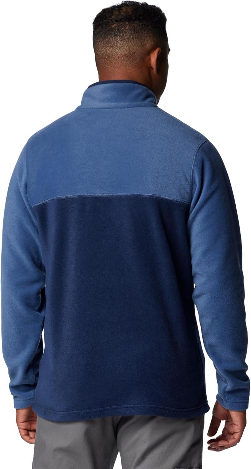 imageColumbia Mens Steens Mountain Half Snap Fleece Jacket Collegiate NavyDark Mountain Medium