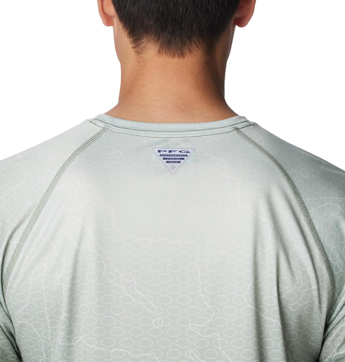 imageColumbia Mens Super Terminal Tackle PFG Super Fade Long SleeveCypress TechcamoBathymetric Super Fade