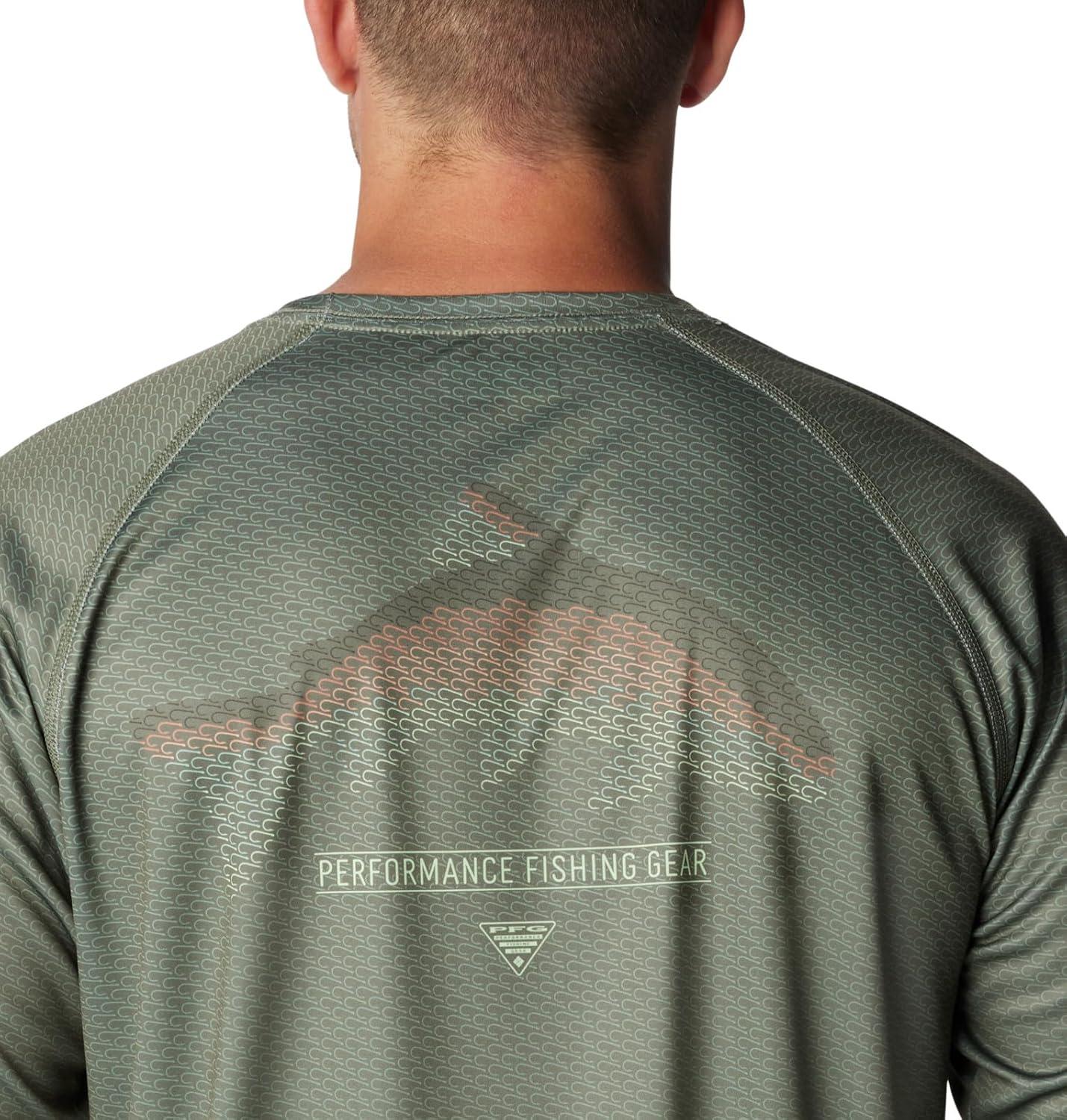 imageColumbia Mens Super Terminal Tackle PFG Super Fade Long SleeveCypressFish Hooks Super Fade