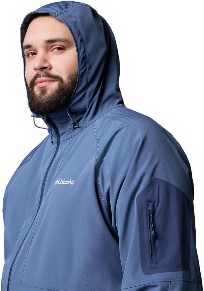 imageColumbia Mens Tall Heights II Hooded SoftshellDark Mountain