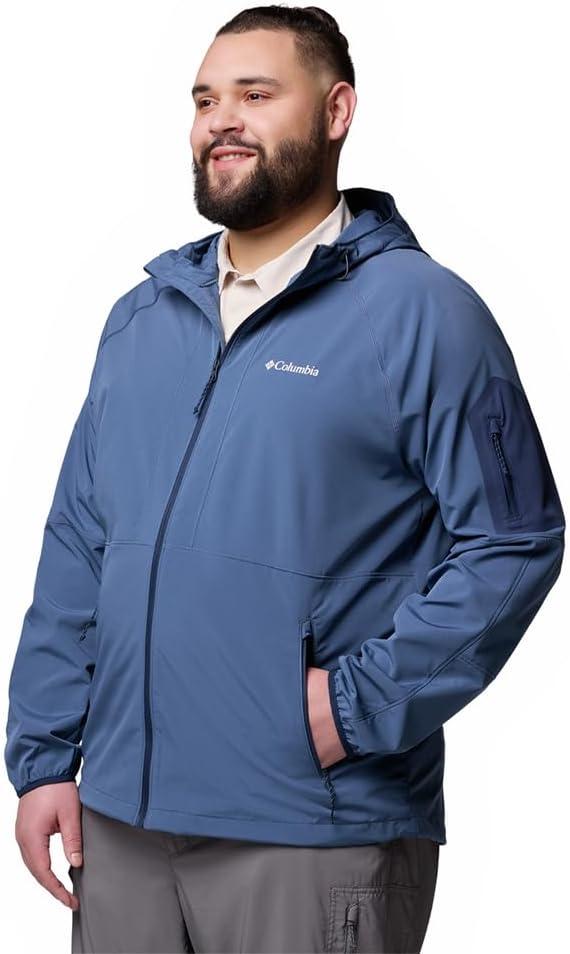 imageColumbia Mens Tall Heights II Hooded SoftshellDark Mountain