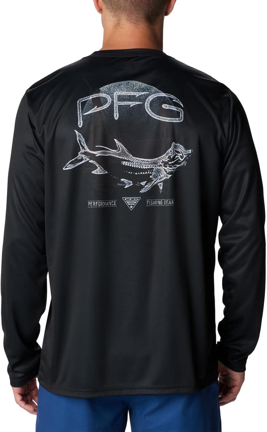 imageColumbia Mens Terminal Tackle PFG Tarpon Rise Long SleeveBlackTarpon Rise