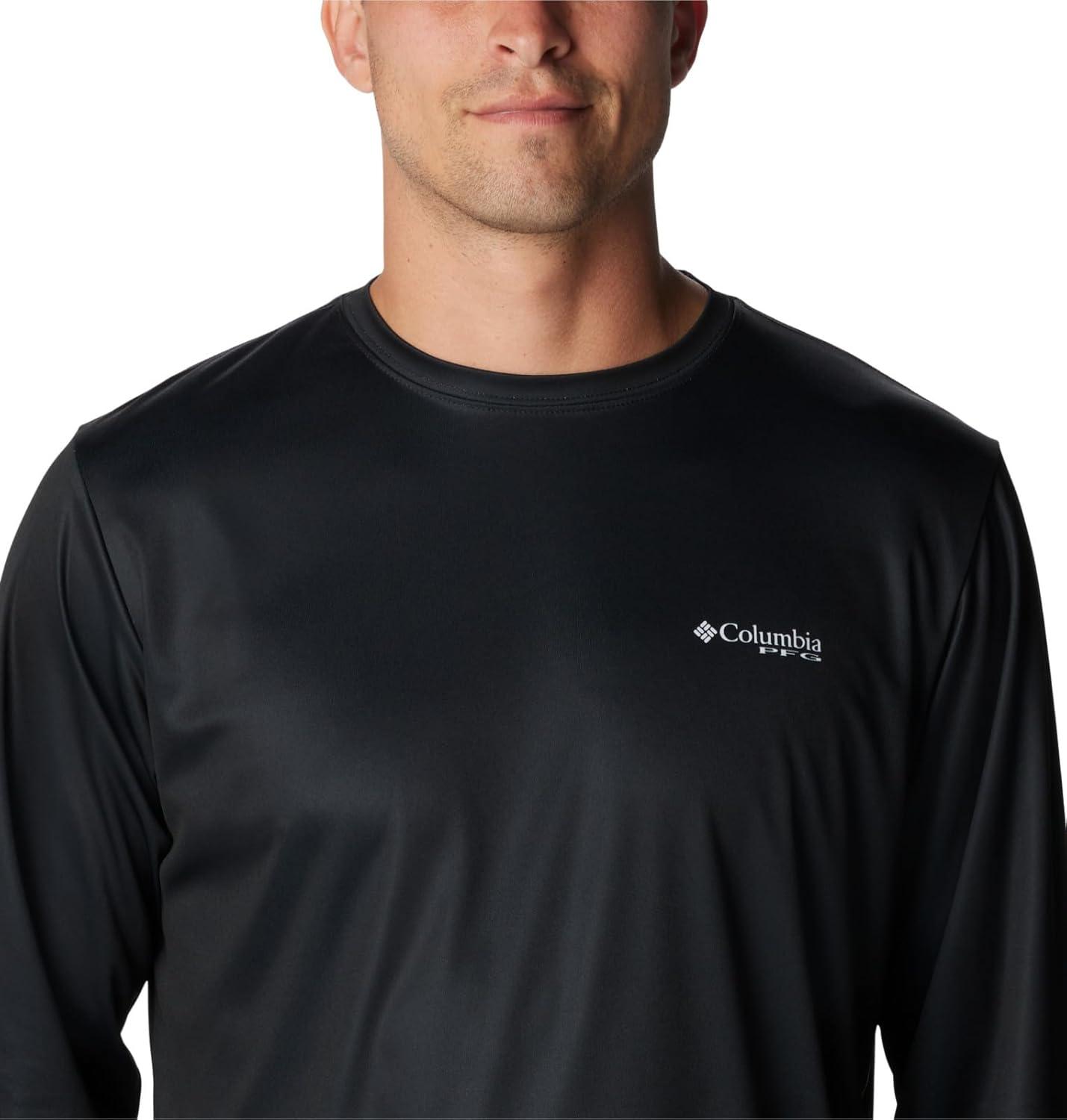imageColumbia Mens Terminal Tackle PFG Tarpon Rise Long SleeveBlackTarpon Rise