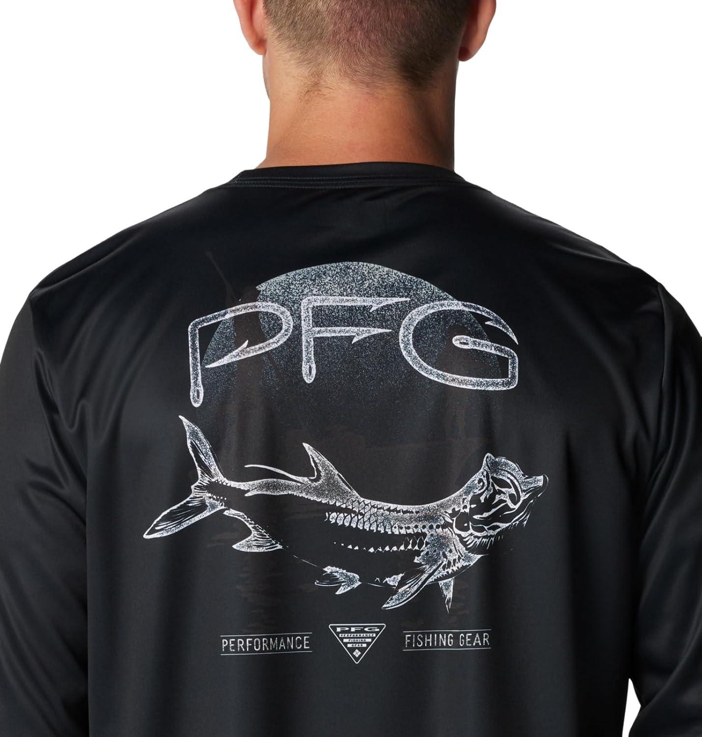 imageColumbia Mens Terminal Tackle PFG Tarpon Rise Long SleeveBlackTarpon Rise