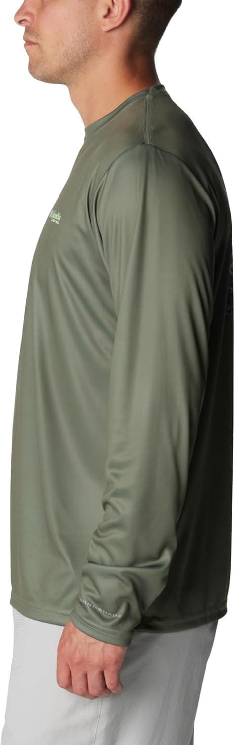 imageColumbia Mens Terminal Tackle PFG Tarpon Rise Long SleeveCypressTrout PrintAnadromous