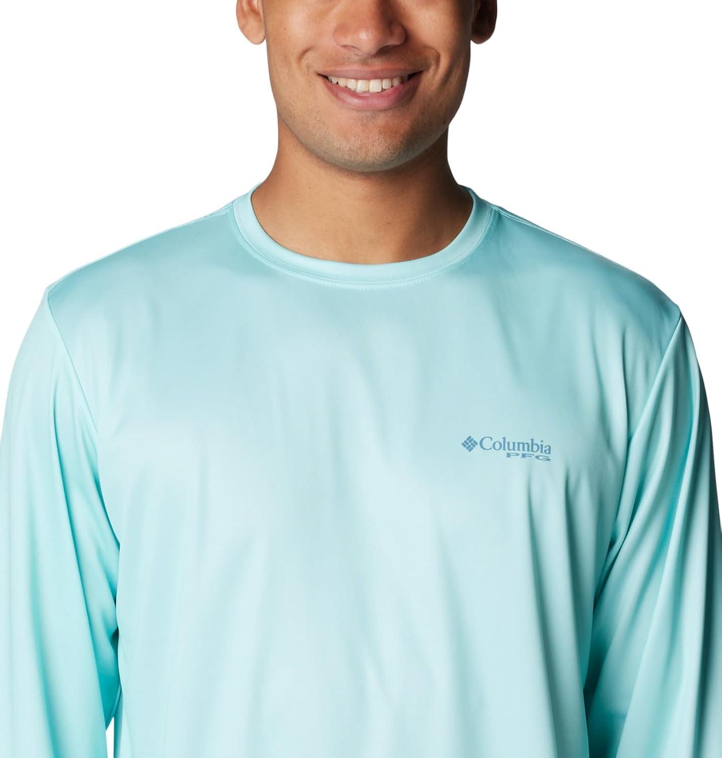 imageColumbia Mens Terminal Tackle PFG Tarpon Rise Long SleeveGulf StreamTarpon PrintSerenoa