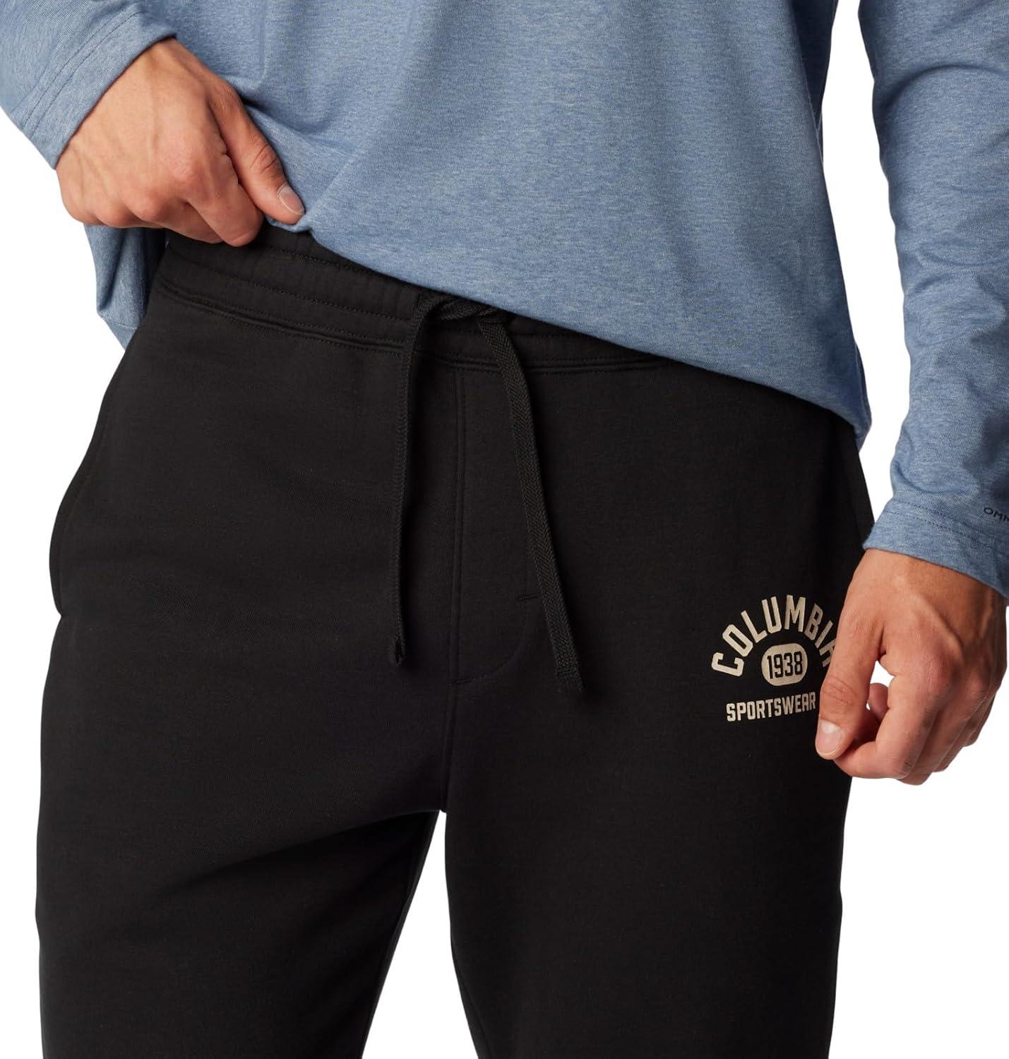 imageColumbia Mens Trek JoggerBlack College Life Mini Logo