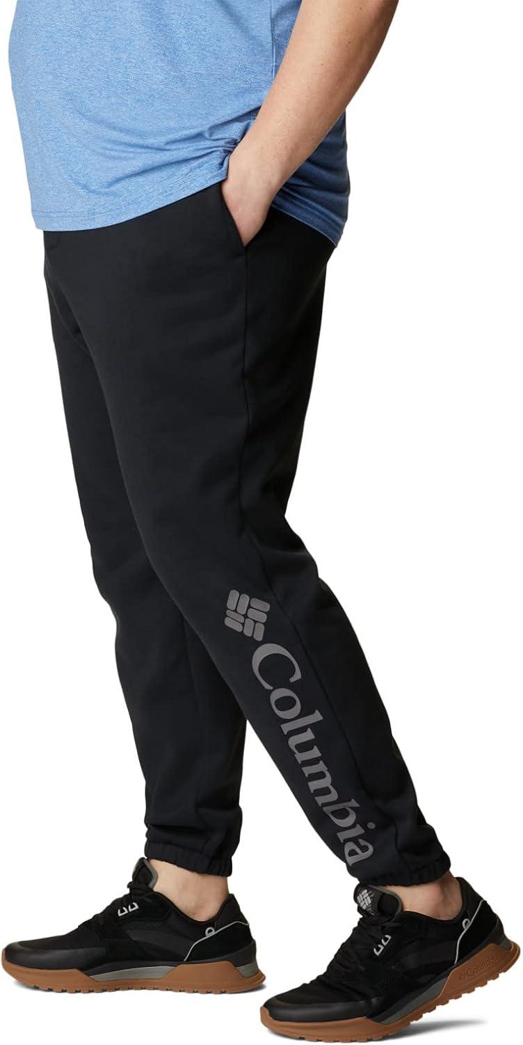 imageColumbia Mens Trek JoggerBlackCity Grey Vertical Logo