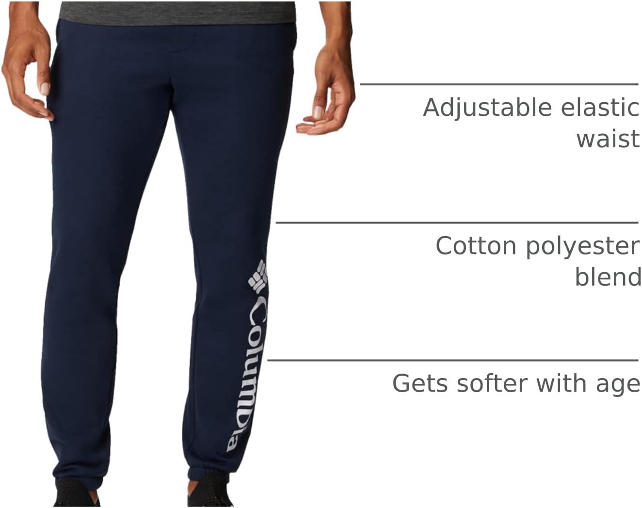 imageColumbia Mens Trek JoggerCollegiate Navy White Vertical Logo