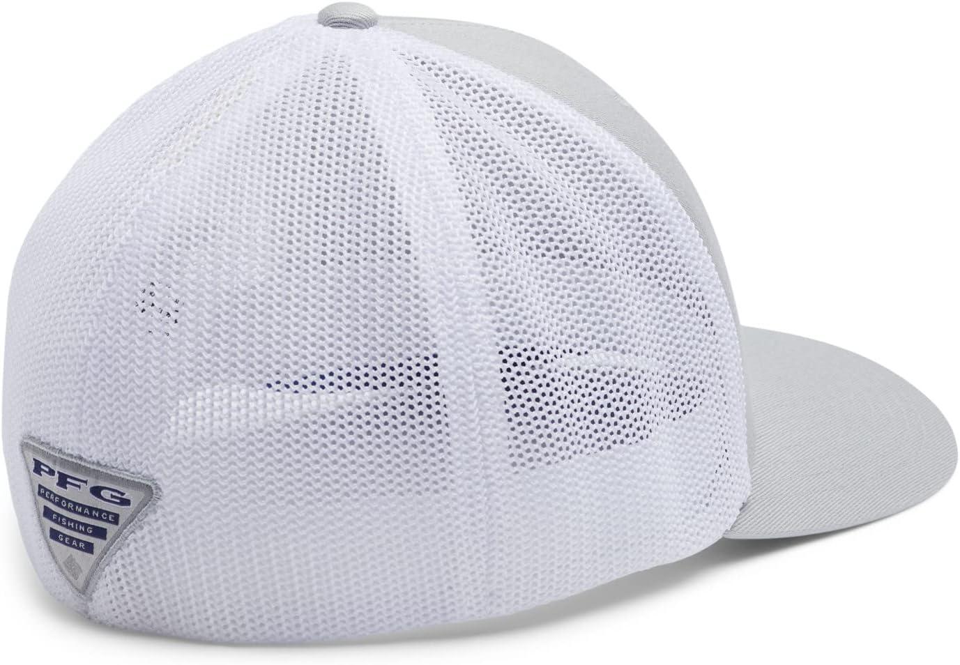 imageColumbia PFG Logo Mesh Ball CapCool GreyWhiteVivid BlueMarlin