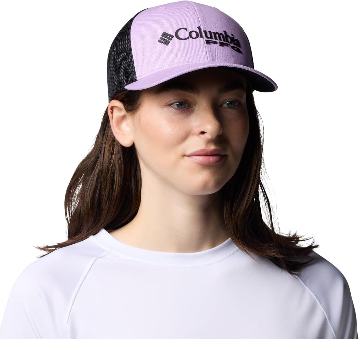 imageColumbia PFG Logo Mesh Ball CapHydrangeaBlackTuna