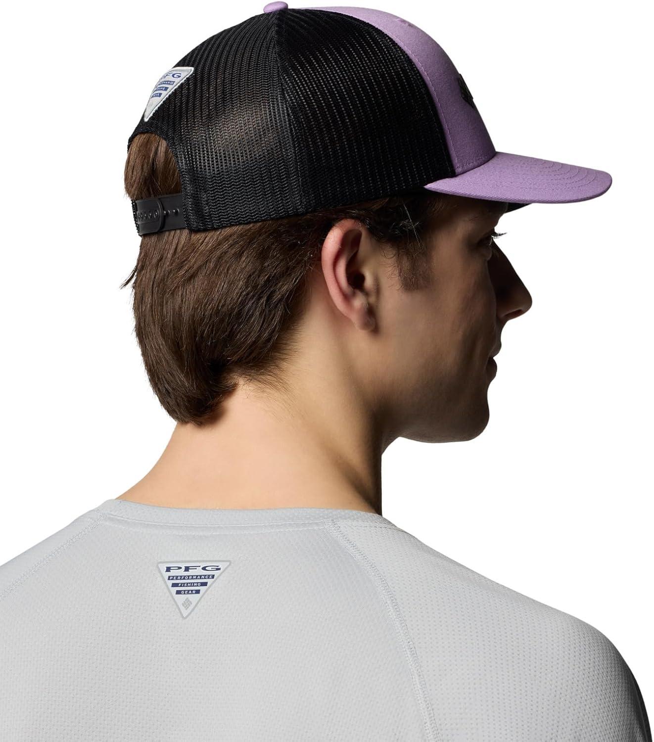 imageColumbia PFG Logo Mesh Ball CapHydrangeaBlackTuna