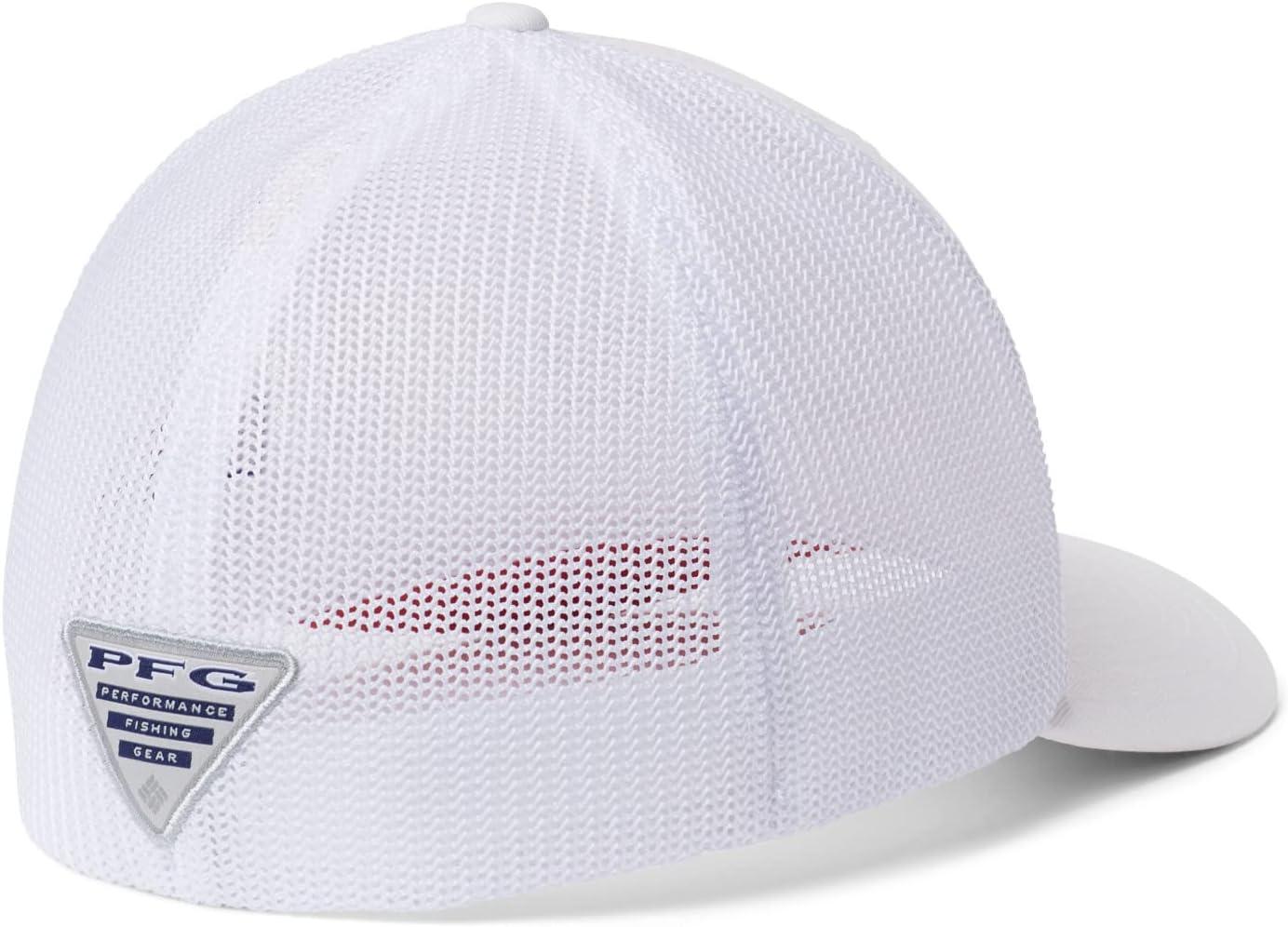 imageColumbia PFG Logo Mesh Ball CapWhiteVivid BlueUsa Flag