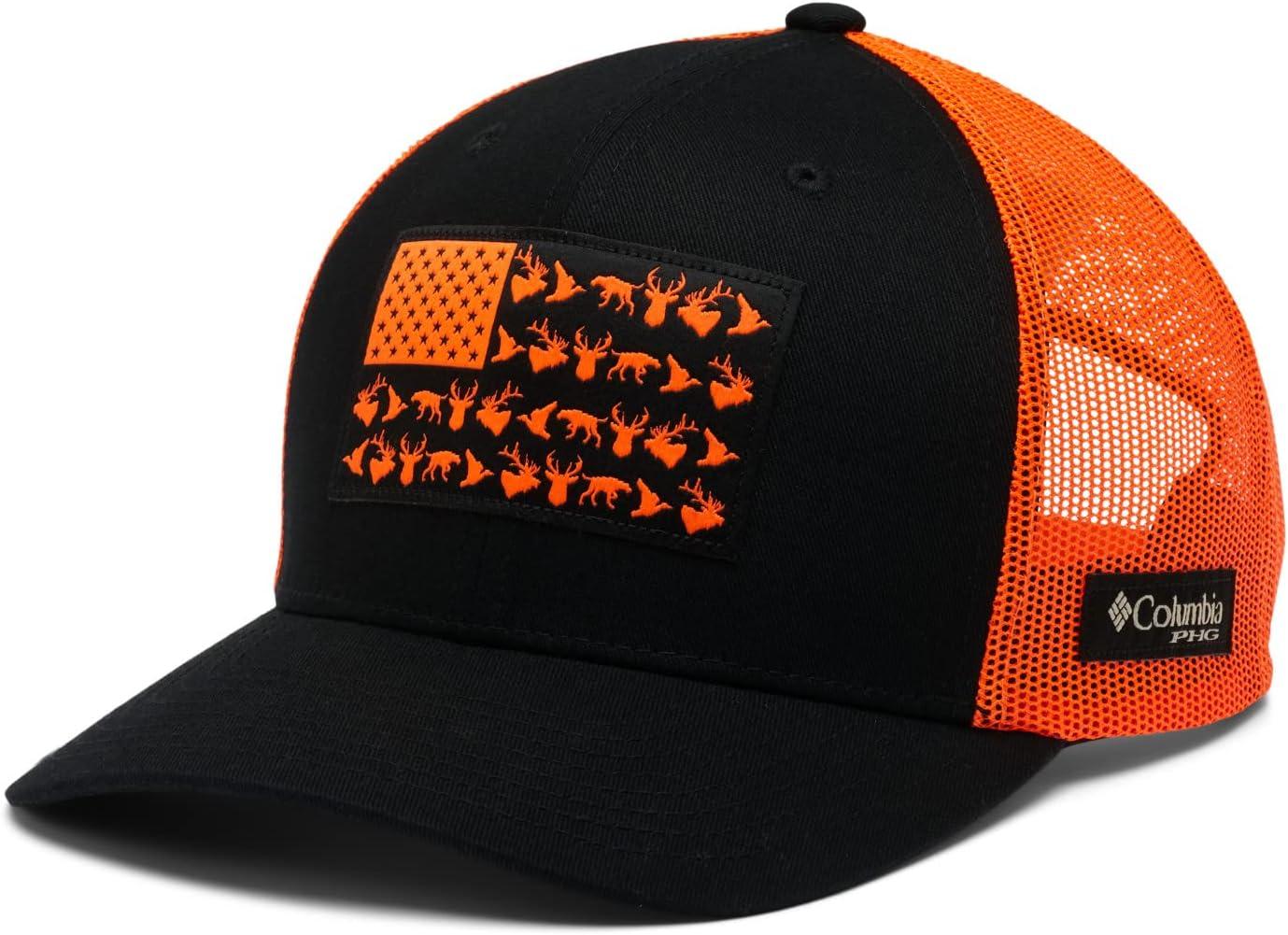 imageColumbia Unisex PHG Game Flag Mesh Snap Back High BlackBlaze One Size