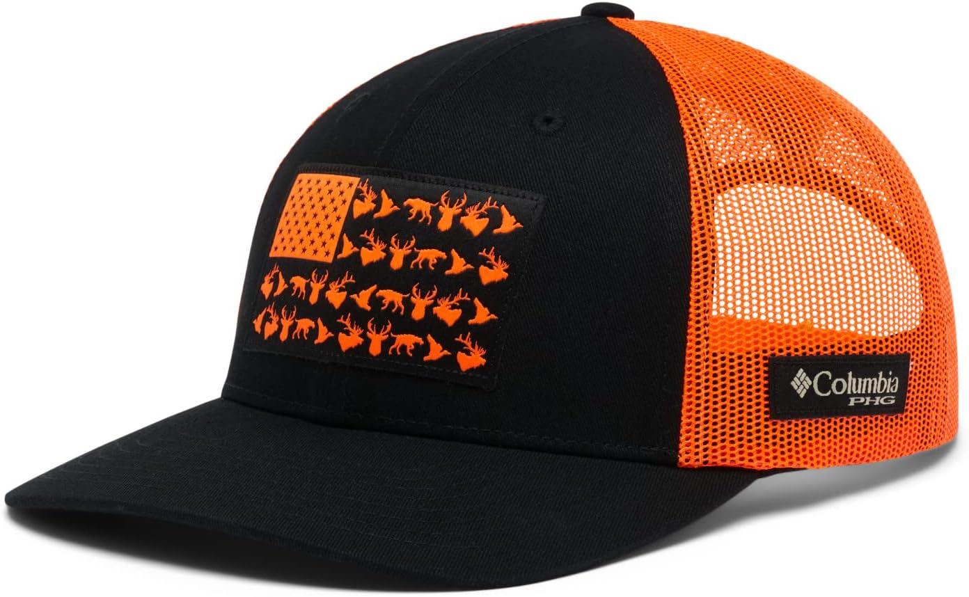 imageColumbia Unisex PHG Game Flag Mesh Snap Back High BlackBlaze One Size
