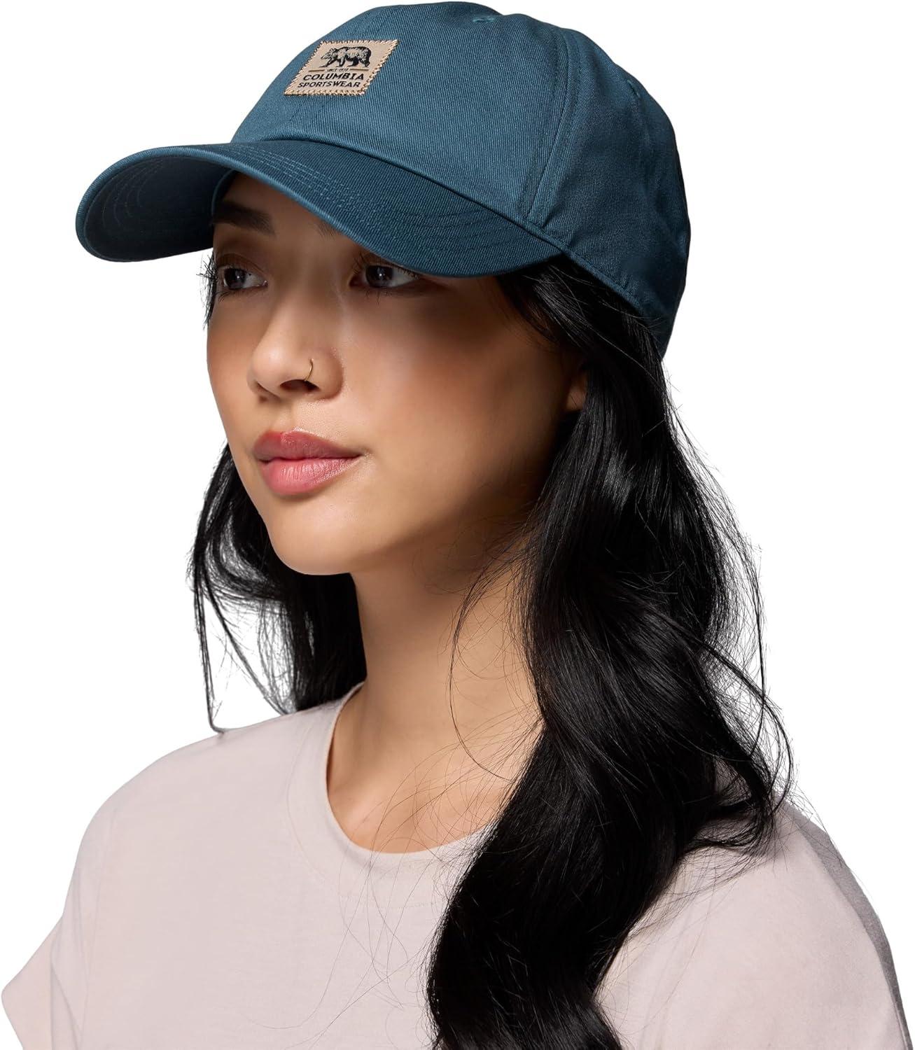 imageColumbia Unisex Provisions Ball Cap Lemon WashMountain LandscapeEverblueWoven Bear