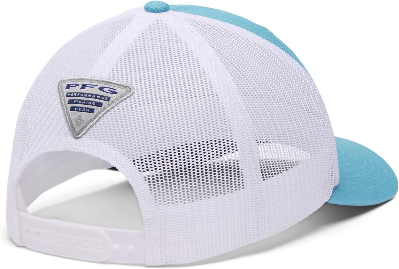 imageColumbia Unisex Unisex PFG Fish Flag Mesh Snap Back Hat Vintage BlueWhiteFish Flag One Size