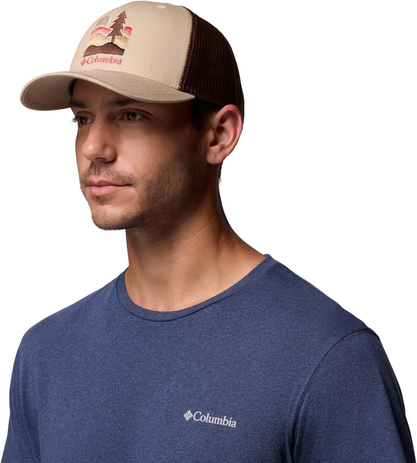 imageColumbia UnisexAdult Mesh Snap BackAncient FossilGet Hiked