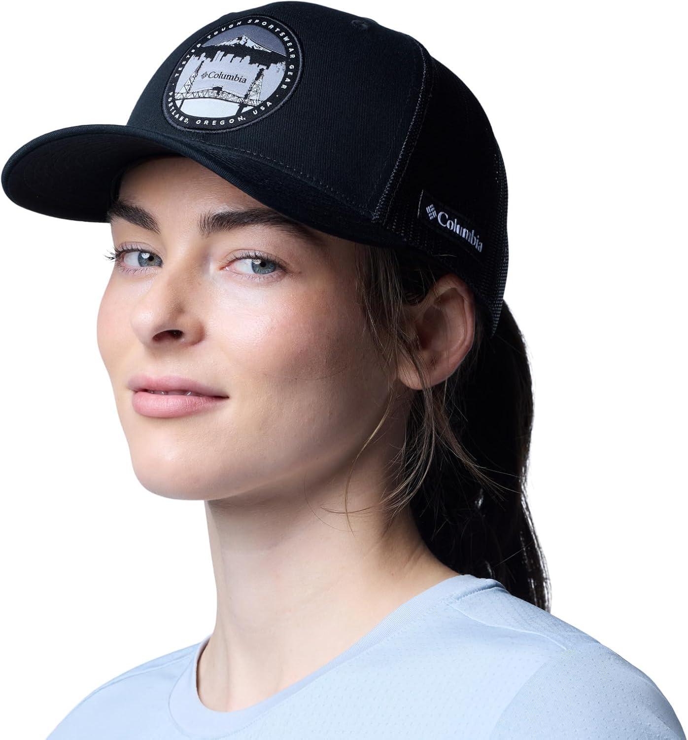 imageColumbia UnisexAdult Mesh Snap BackBlackPdx Cityscape