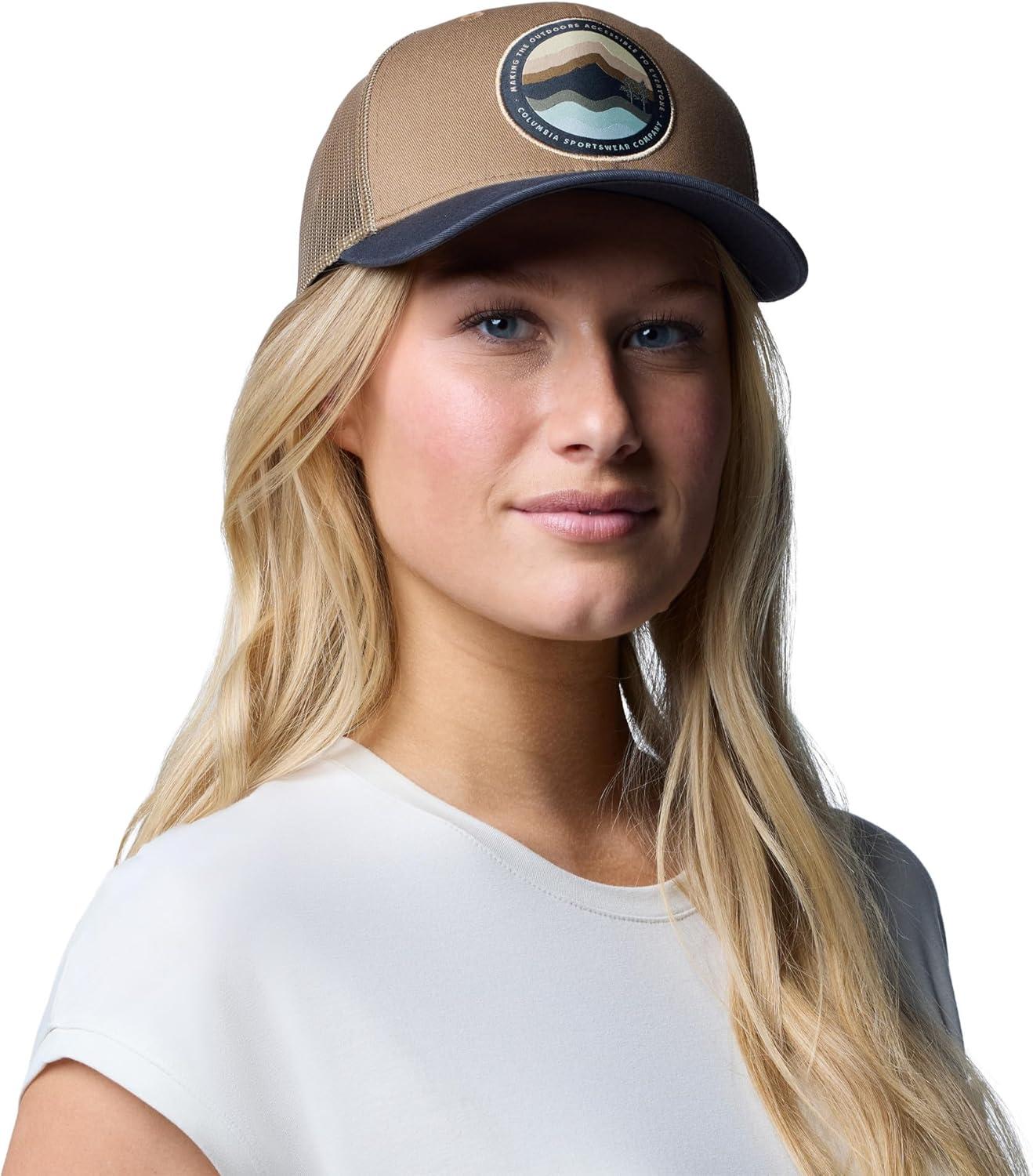 imageColumbia UnisexAdult Mesh Snap BackDeltaSharkCircular Landscape