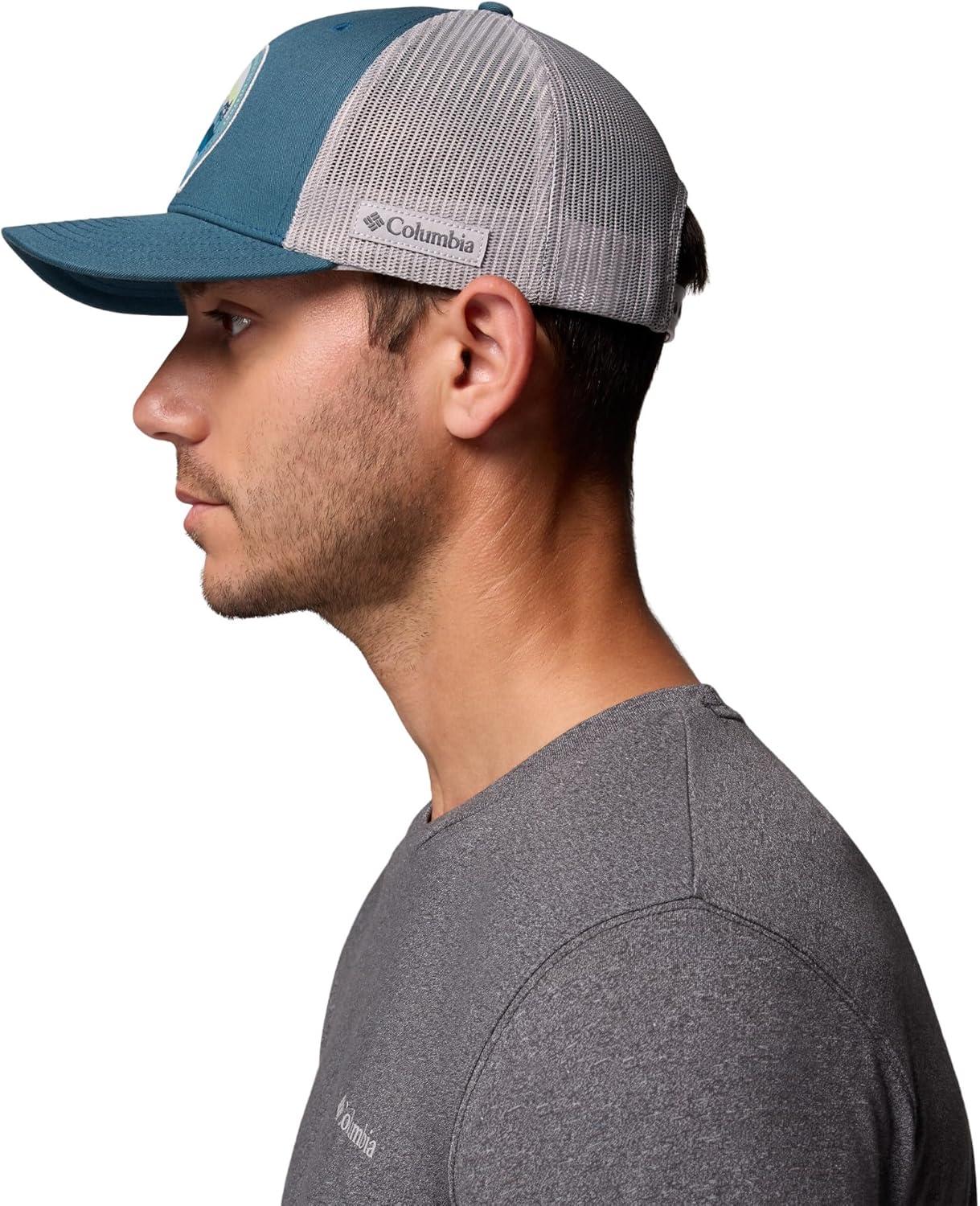 imageColumbia UnisexAdult Mesh Snap BackEverblueCircular Landscape