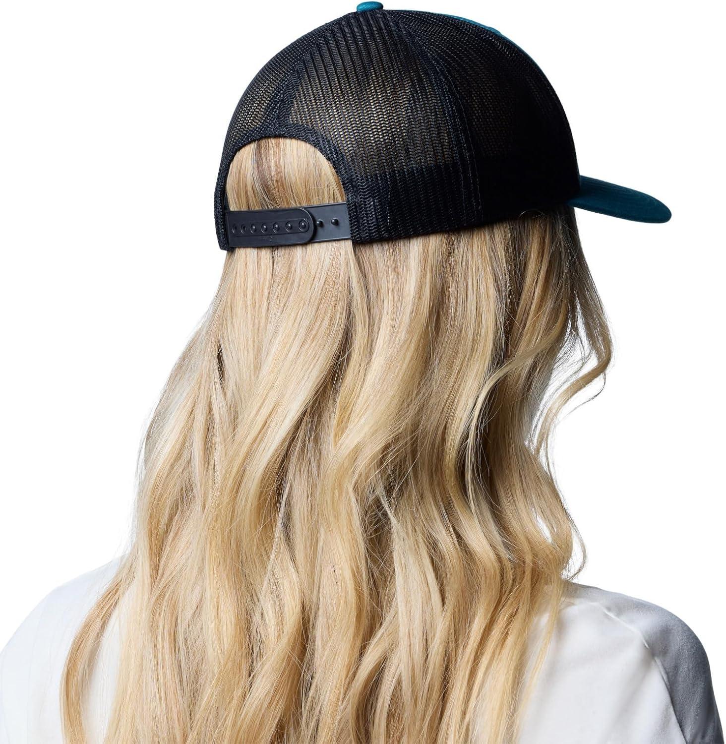 imageColumbia UnisexAdult Mesh Snap BackRiver BlueBlackCircular Landscape