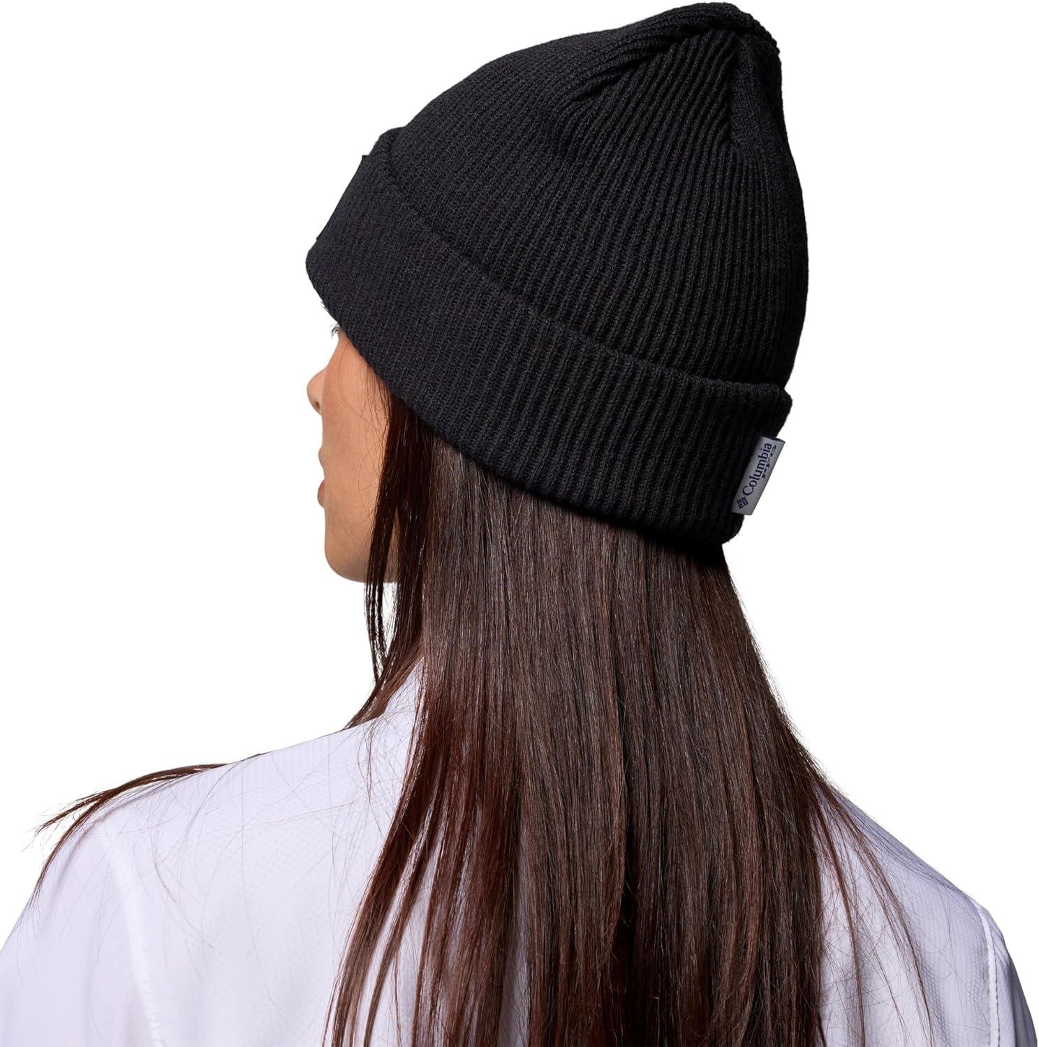 imageColumbia UnisexAdult PFG Patch BeanieBlackFish Flag