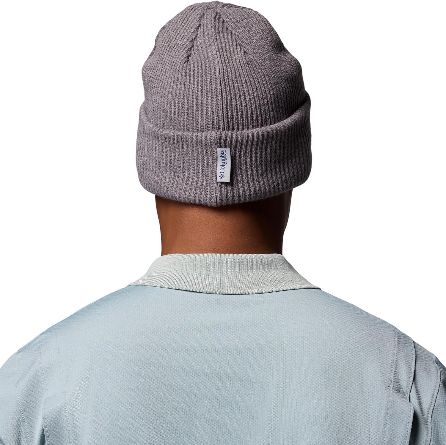imageColumbia UnisexAdult PFG Patch BeanieCity GreyRectangle Bass